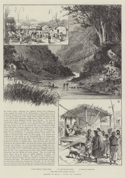 With the South Lushai Column by Melton Prior